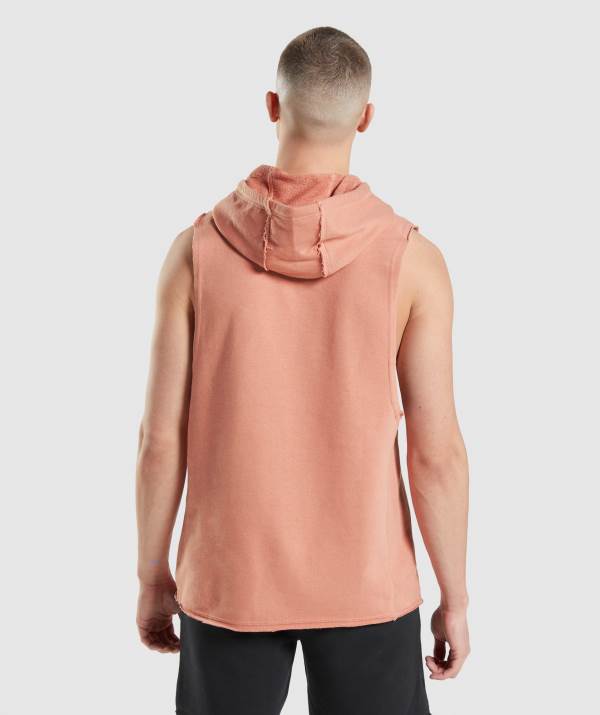Panske Mikiny S Kapucňou Gymshark Legacy Drop Arm Ruzove | PJ4793018